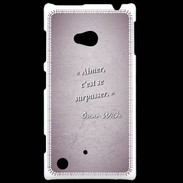 Coque Nokia Lumia 720 Aimer Rose Citation Oscar Wilde