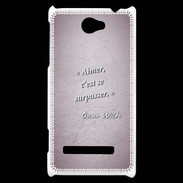 Coque HTC Windows Phone 8S Aimer Rose Citation Oscar Wilde