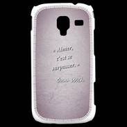 Coque Samsung Galaxy Ace 2 Aimer Rose Citation Oscar Wilde