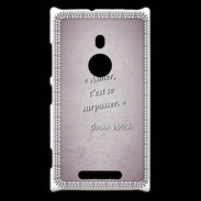 Coque Nokia Lumia 925 Aimer Rose Citation Oscar Wilde