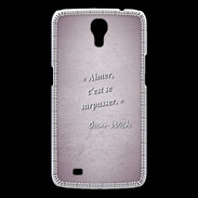 Coque Samsung Galaxy Mega Aimer Rose Citation Oscar Wilde