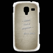 Coque Samsung Galaxy Ace 2 Aimer Sepia Citation Oscar Wilde