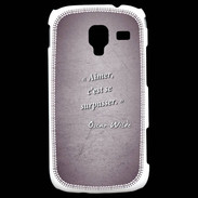 Coque Samsung Galaxy Ace 2 Aimer Violet Citation Oscar Wilde