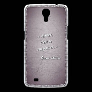 Coque Samsung Galaxy Mega Aimer Violet Citation Oscar Wilde