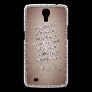 Coque Samsung Galaxy Mega Chaque fois Rouge Citation Oscar Wilde