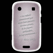 Coque Blackberry Bold 9900 Enfants parents Rose Citation Oscar Wilde