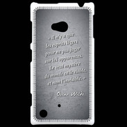Coque Nokia Lumia 720 Esprits légers Noir Citation Oscar Wilde