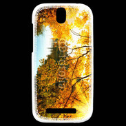 Coque HTC One SV Automne et rivière