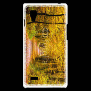 Coque LG Optimus L9 Forêt automne