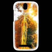 Coque HTC One SV Automne et rivière 2