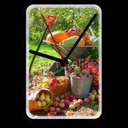 Grande pendule murale fruits et légumes d'automne