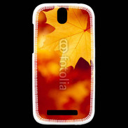 Coque HTC One SV feuilles d'automne