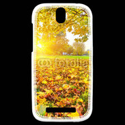 Coque HTC One SV Paysage d'automne ensoleillé