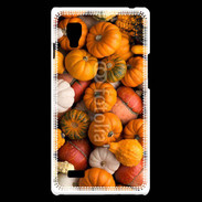 Coque LG Optimus L9 fond de citrouilles automne