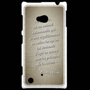 Coque Nokia Lumia 720 Homme animal Sepia Citation Oscar Wilde