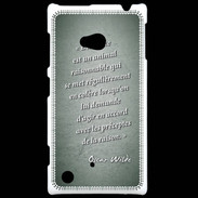 Coque Nokia Lumia 720 Homme animal Vert Citation Oscar Wilde
