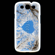 Coque Samsung Galaxy S3 arbres enneigés coeur