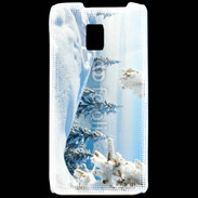 Coque LG P990 Paysage hiver 