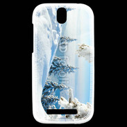 Coque HTC One SV Paysage hiver 