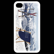 Coque iPhone 4 / iPhone 4S transat et skis neige