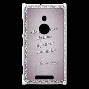 Coque Nokia Lumia 925 Brave Rose Citation Oscar Wilde