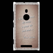 Coque Nokia Lumia 925 Brave Rouge Citation Oscar Wilde