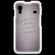 Coque Samsung ACE S5830 Brave Violet Citation Oscar Wilde