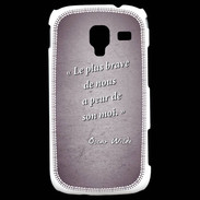 Coque Samsung Galaxy Ace 2 Brave Violet Citation Oscar Wilde