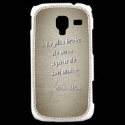 Coque Samsung Galaxy Ace 2 Brave Sepia Citation Oscar Wilde