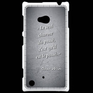 Coque Nokia Lumia 720 Charme passé Noir Citation Oscar Wilde