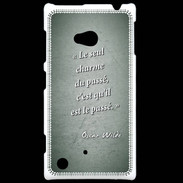 Coque Nokia Lumia 720 Charme passé Vert Citation Oscar Wilde
