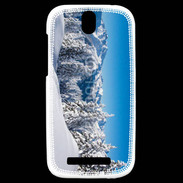 Coque HTC One SV paysage d'hiver 2