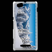 Coque Sony Xperia M paysage d'hiver 2