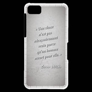 Coque Blackberry Z10 Chose vraie Citation Oscar Wilde