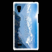 Coque LG Optimus L9 Montagne enneigée