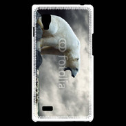 Coque LG Optimus L9 Ours polaire