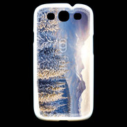 Coque Samsung Galaxy S3 Montagne enneigée et ensoleillée