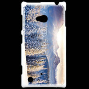 Coque Nokia Lumia 720 Montagne enneigée et ensoleillée