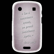 Coque Blackberry Bold 9900 Conscience Rose Citation Oscar Wilde