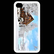 Coque iPhone 4 / iPhone 4S Chalet enneigé 2