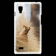 Coque LG Optimus L9 Renard paysage hiver