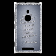 Coque Nokia Lumia 925 Cynique Bleu Citation Oscar Wilde