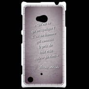 Coque Nokia Lumia 720 Cynique Violet Citation Oscar Wilde