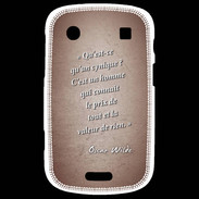 Coque Blackberry Bold 9900 Cynique Rouge Citation Oscar Wilde
