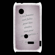 Coque Sony Xperia Typo Femmes comprises Rose Citation Oscar Wilde