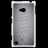 Coque Nokia Lumia 720 Femmes comprises Noir Citation Oscar Wilde