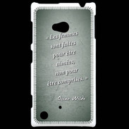 Coque Nokia Lumia 720 Femmes comprises Vert Citation Oscar Wilde