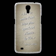 Coque Samsung Galaxy Mega Vie art Sepia Citation Oscar Wilde