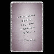 Etui carte bancaire La conversation Rose Citation Oscar Wilde
