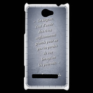 Coque HTC Windows Phone 8S Sagesse rêves Bleu Citation Oscar Wilde